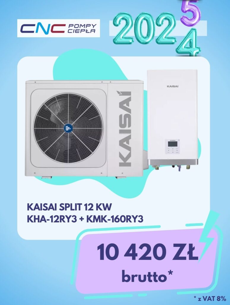 Pompa ciepła Kaisai 12 kW