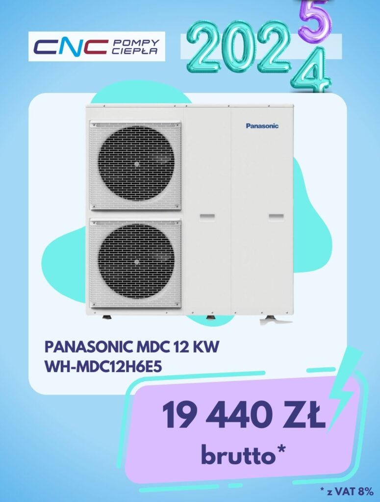 Pompa ciepła Panasonic AQUAREA HIGH PERFORMANCE 12 kW