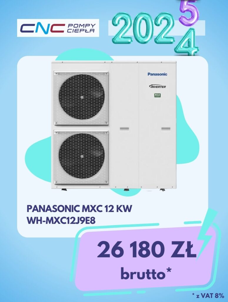 Pompa ciepła Panasonic AQUAREA T-CAP 12 kW