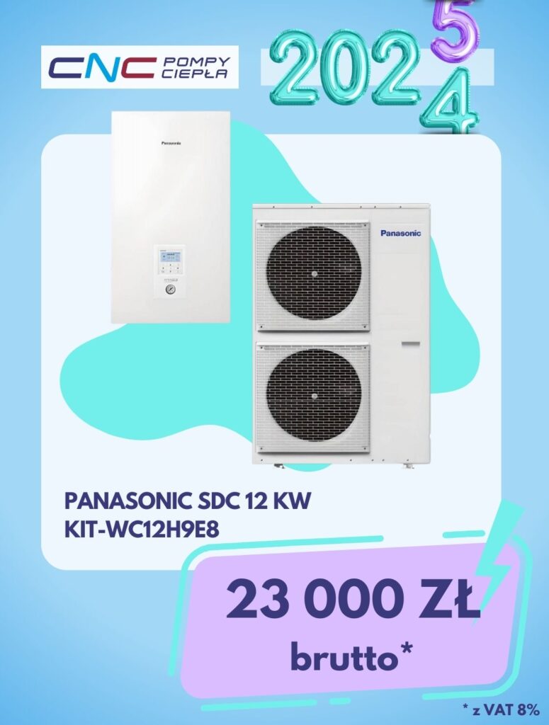 Pompa ciepła Panasonic AQUAREA HIGH PERFORMANCE 12 kW